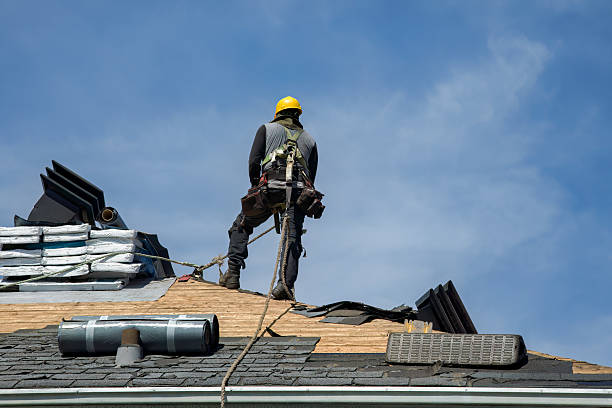 Professional Metal Roofing technician working in Tyler Hill, PA